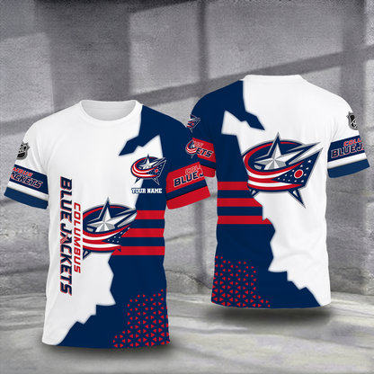 LIMITED EDITION - NEW CUSTOMIZED NHL18 CBJ COLUMBUS BLUE JACKETS T-SHIRT, POLO SHIRT, ZIP POLO SHIRT, SWEATSHIRT, HOODIE & ZIP HOODIE