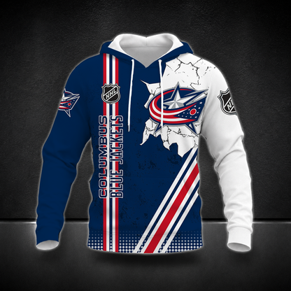 LIMITED EDITION - NEW CUSTOMIZED NHL18 CBJ COLUMBUS BLUE JACKETS T-SHIRT, POLO SHIRT, ZIP POLO SHIRT, SWEATSHIRT, HOODIE & ZIP HOODIE