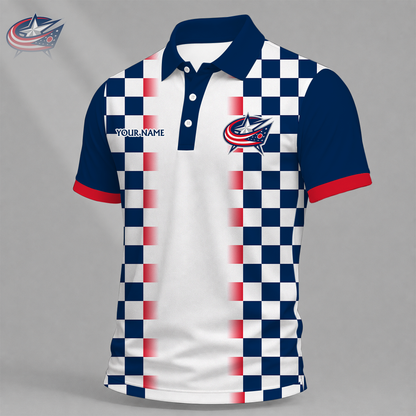 LIMITED EDITION - NEW CUSTOMIZED NHL18 CBJ COLUMBUS BLUE JACKETS T-SHIRT, POLO SHIRT, ZIP POLO SHIRT, SWEATSHIRT, HOODIE & ZIP HOODIE