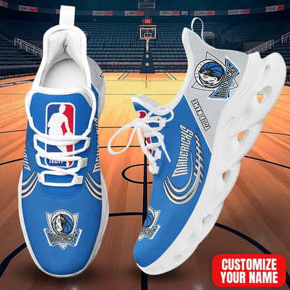 LIMITED EDITION - NEW CUSTOMIZED NBA18 DMA DALLAS MAVERICKS PREMIUM CLUNKY SNEAKERS