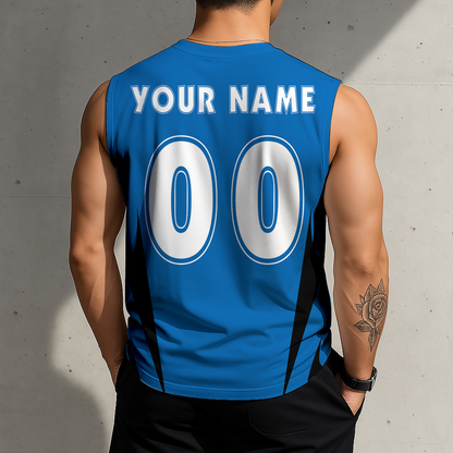 LIMITED EDITION - NEW CUSTOMIZED NBA18 DMA DALLAS MAVERICKS MEN'S GYM SHIRT