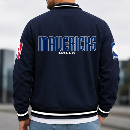 [HOT DEAL] NEW CUSTOMIZED NBA18 DMA DALLAS MAVERICKS MULTICOLOR MEN'S CASUAL JACKET
