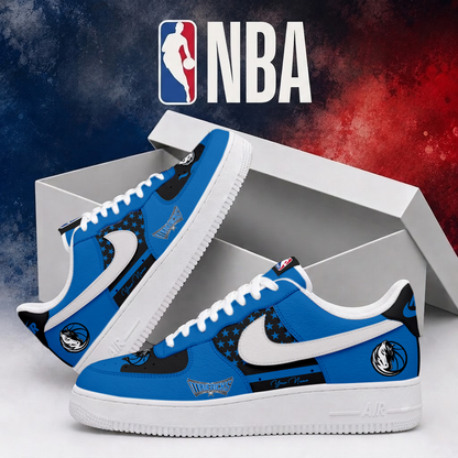 LIMITED EDITION - NEW CUSTOMIZED NBA18 DMA DALLAS MAVERICKS AF1 SHOES