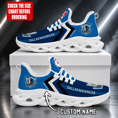 FINAL SALE - NEW CUSTOMIZED NBA18 DMA DALLAS MAVERICKS MAX SOUL SHOES