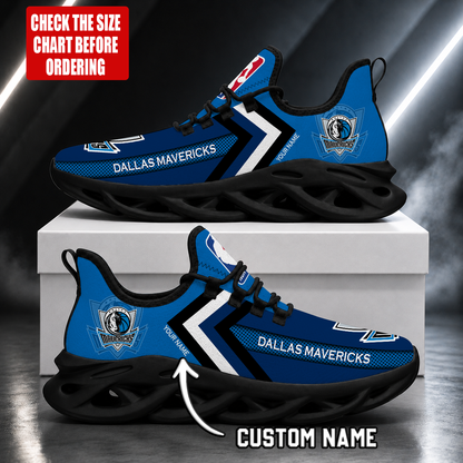 FINAL SALE - NEW CUSTOMIZED NBA18 DMA DALLAS MAVERICKS MAX SOUL SHOES