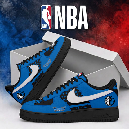 LIMITED EDITION - NEW CUSTOMIZED NBA18 DMA DALLAS MAVERICKS AF1 SHOES