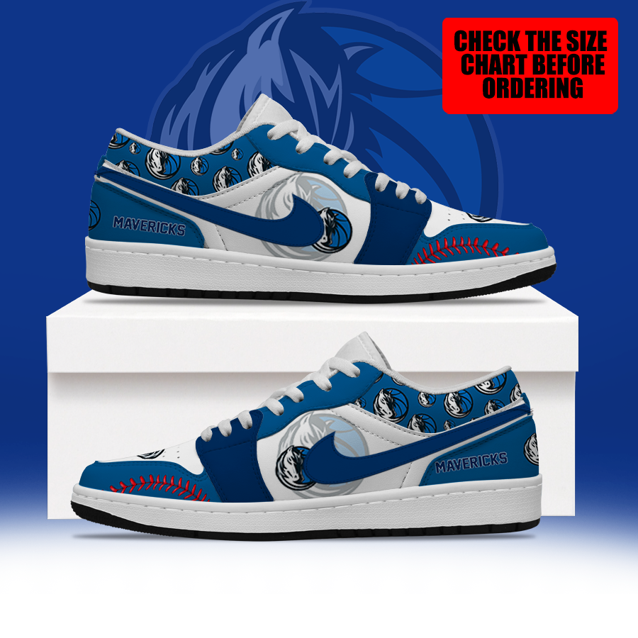 [HOT DEAL] NEW CUSTOMIZED NBA18 DMA DALLAS MAVERICKS AIR JORDAN LOW SHOES