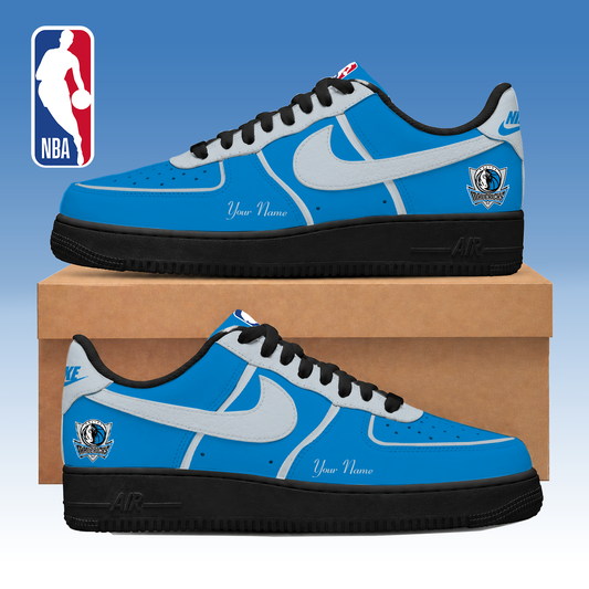 LIMITED EDITION - NEW CUSTOMIZED NBA18 DMA DALLAS MAVERICKS AF1 SNEAKERS