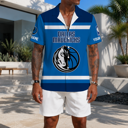 EXCLUSIVE EDITION - NEW CUSTOMIZED NBA18 DMA DALLAS MAVERICKS UNISEX HAWAIIAN SHIRT