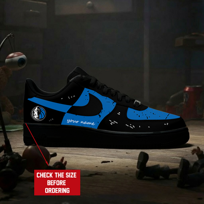 [HOT DEAL] NEW CUSTOMIZED NBA18 DMA DALLAS MAVERICKS AF1 SHOES
