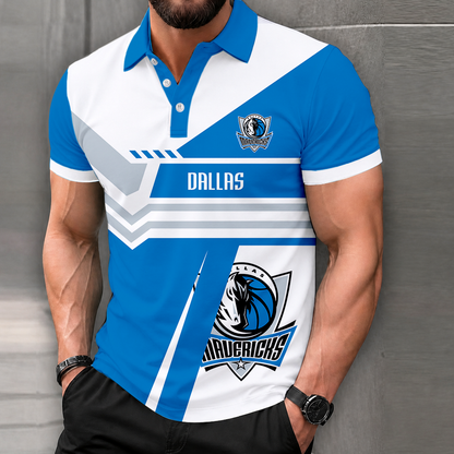 LIMITED EDITION - NEW CUSTOMIZED NBA18 DMA DALLAS MAVERICKS POLO SHIRT, ZIP POLO SHIRT & T-SHIRTS