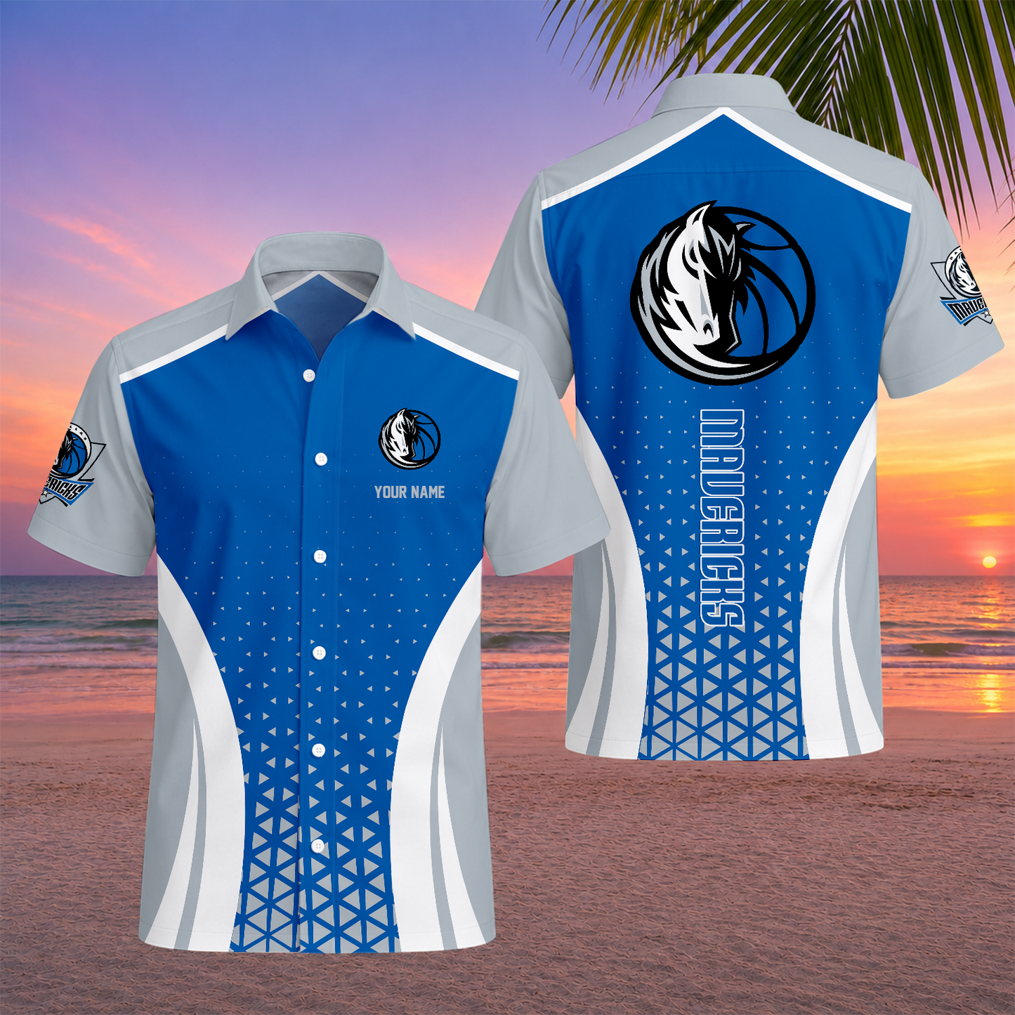 LIMITED EDITION - NEW CUSTOMIZED NBA18 DMA DALLAS MAVERICKS UNISEX HAWAIIAN SHIRT