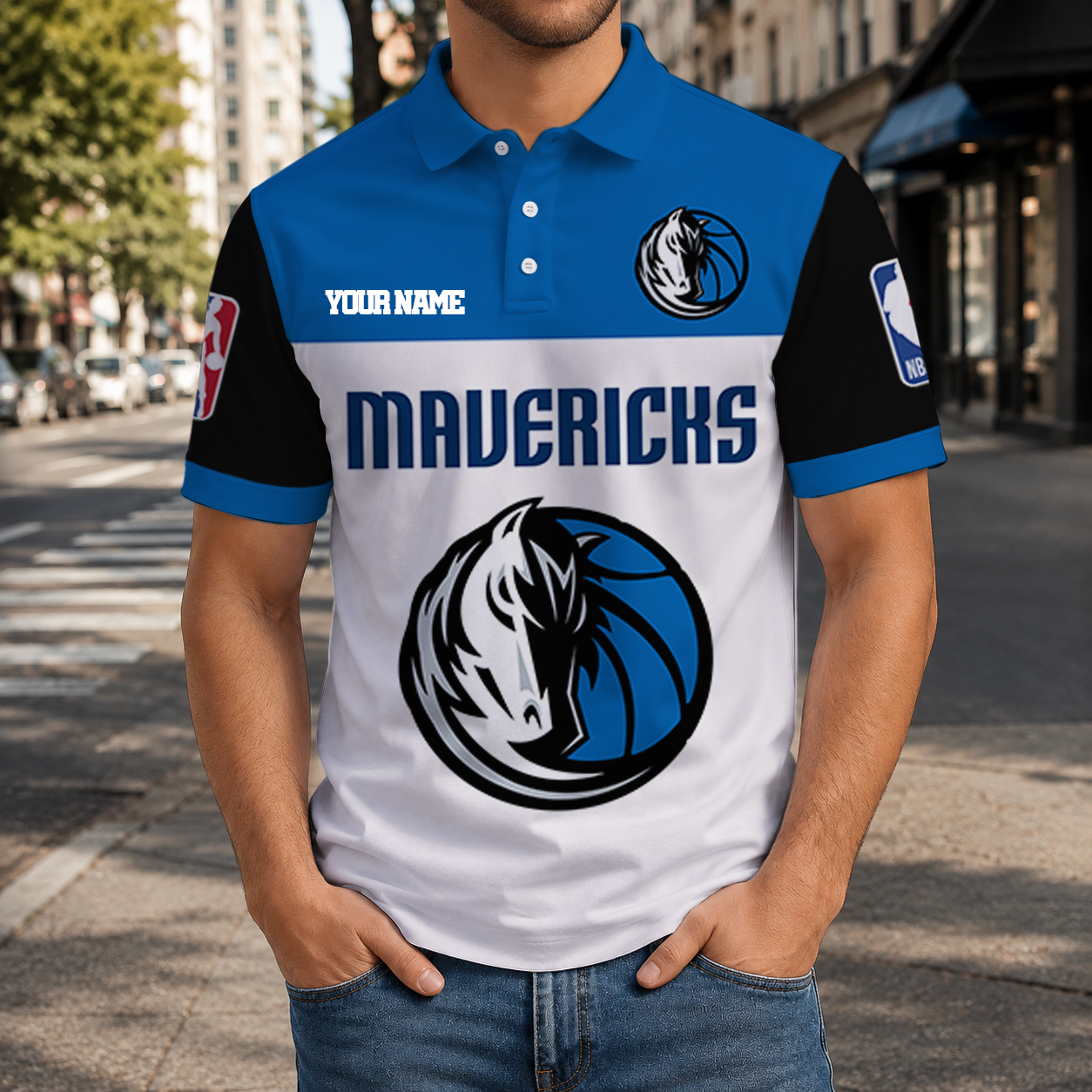 SPECIAL EDITION - NEW CUSTOMIZED NBA18 DMA DALLAS MAVERICKS T-SHIRT, POLO SHIRT, ZIP POLO SHIRT, SWEATSHIRT, HOODIE & ZIP HOODIE
