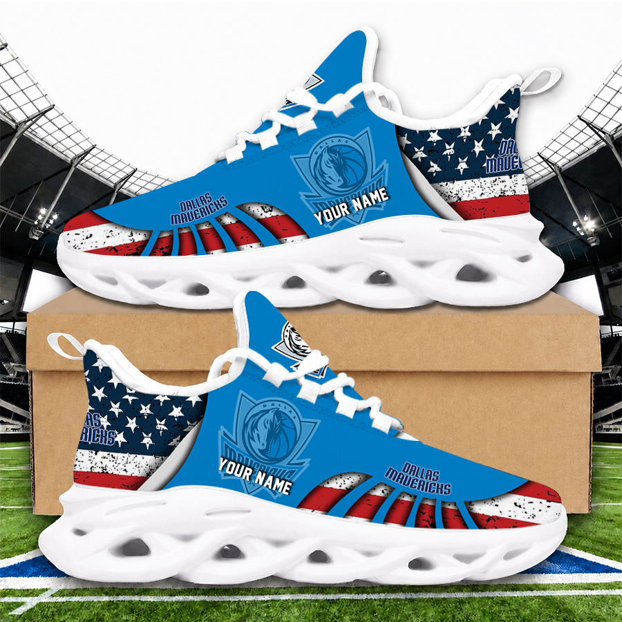 LIMITED EDITION - NEW CUSTOMIZED NBA18 DMA DALLAS MAVERICKS PREMIUM CLUNKY SNEAKERS