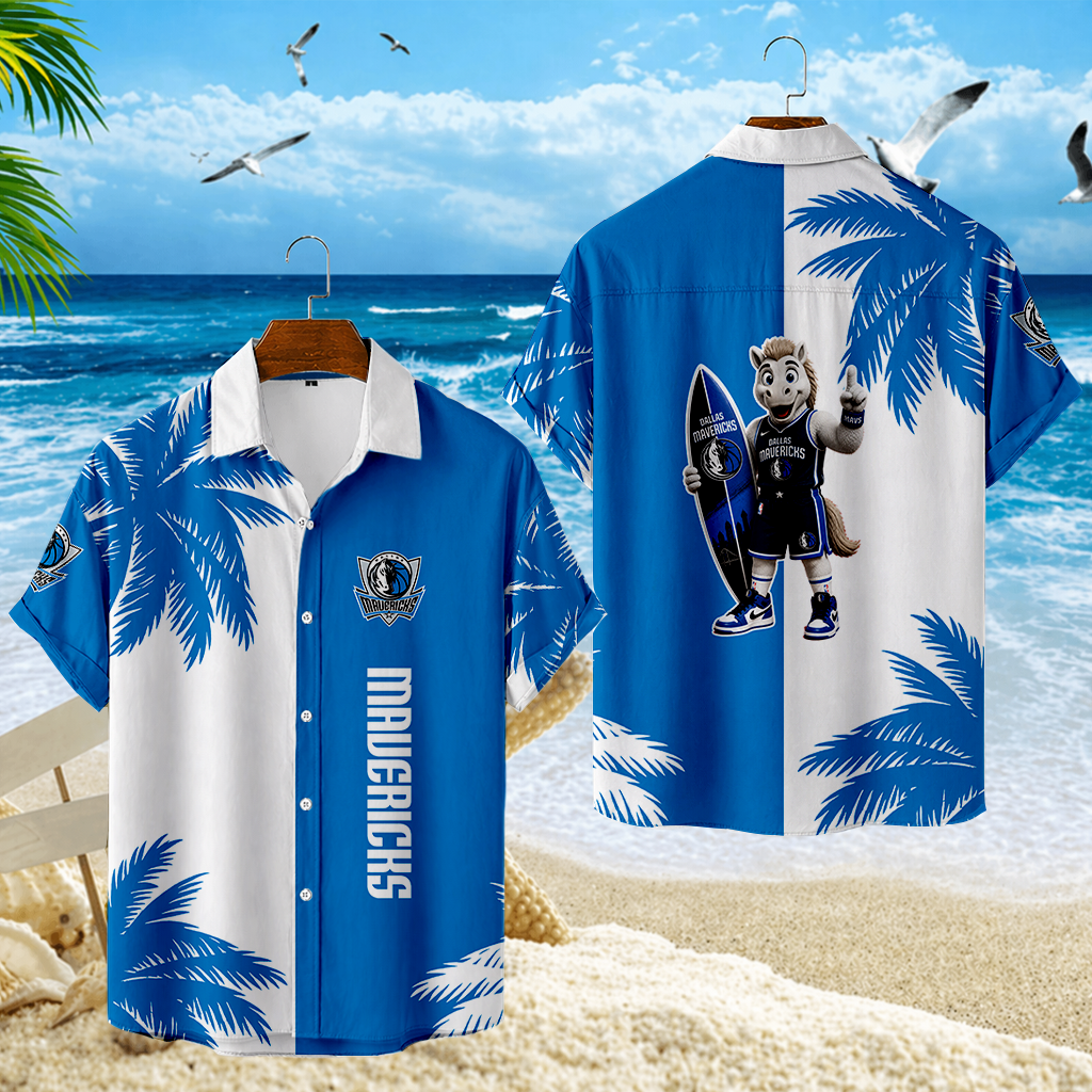 LIMITED EDITION - NEW CUSTOMIZED NBA18 DMA DALLAS MAVERICKS UNISEX HAWAIIAN SHIRT