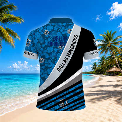 [HOT DEAL] NEW CUSTOMIZED NBA18 DMA DALLAS MAVERICKS POLO SHIRT