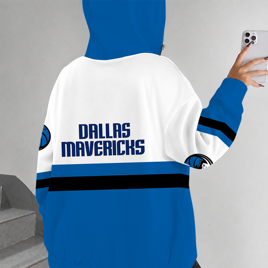 [HOT DEAL] NEW CUSTOMIZED NBA18 DMA DALLAS MAVERICKS ZIP HOODIE