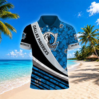 [HOT DEAL] NEW CUSTOMIZED NBA18 DMA DALLAS MAVERICKS POLO SHIRT