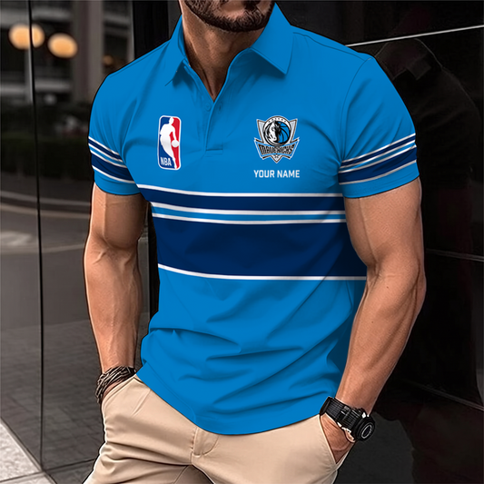 [HOT DEAL] NEW CUSTOMIZED NBA18 DMA DALLAS MAVERICKS POLO SHIRT