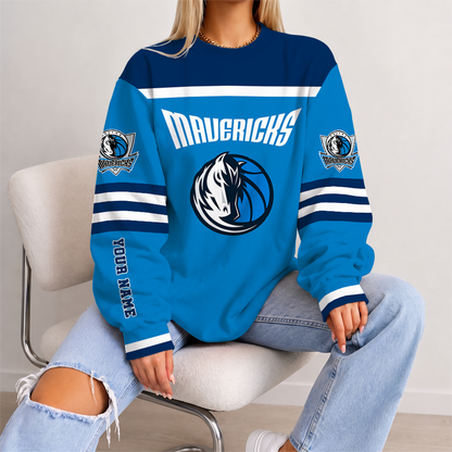 [HOT DEAL] NEW CUSTOMIZED NBA18 DMA DALLAS MAVERICKS UNISEX SWEATSHIRT