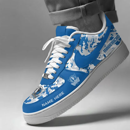 [HOT DEAL] NEW CUSTOMIZED NBA18 DMA DALLAS MAVERICKS AF1 SHOES