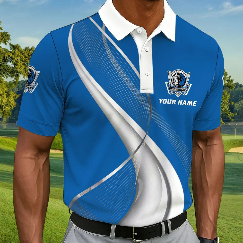 LIMITED EDITION - NEW CUSTOMIZED NBA18 DMA DALLAS MAVERICKS POLO SHIRT, ZIP POLO SHIRT & T-SHIRTS