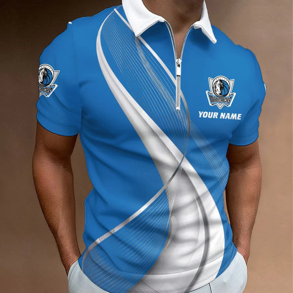 LIMITED EDITION - NEW CUSTOMIZED NBA18 DMA DALLAS MAVERICKS POLO SHIRT, ZIP POLO SHIRT & T-SHIRTS