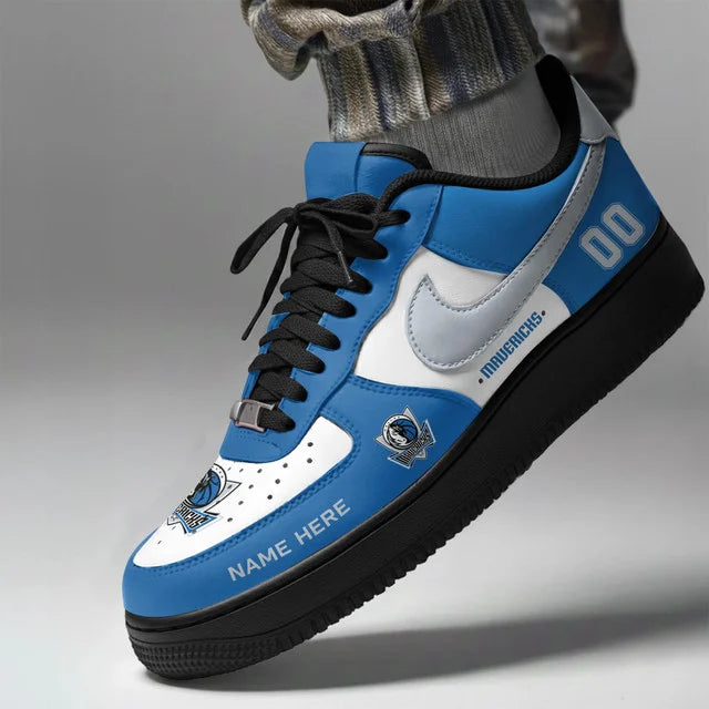 [HOT DEAL] NEW CUSTOMIZED NBA18 DMA DALLAS MAVERICKS AF1 SHOES