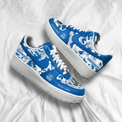 [HOT DEAL] NEW CUSTOMIZED NBA18 DMA DALLAS MAVERICKS AF1 SHOES