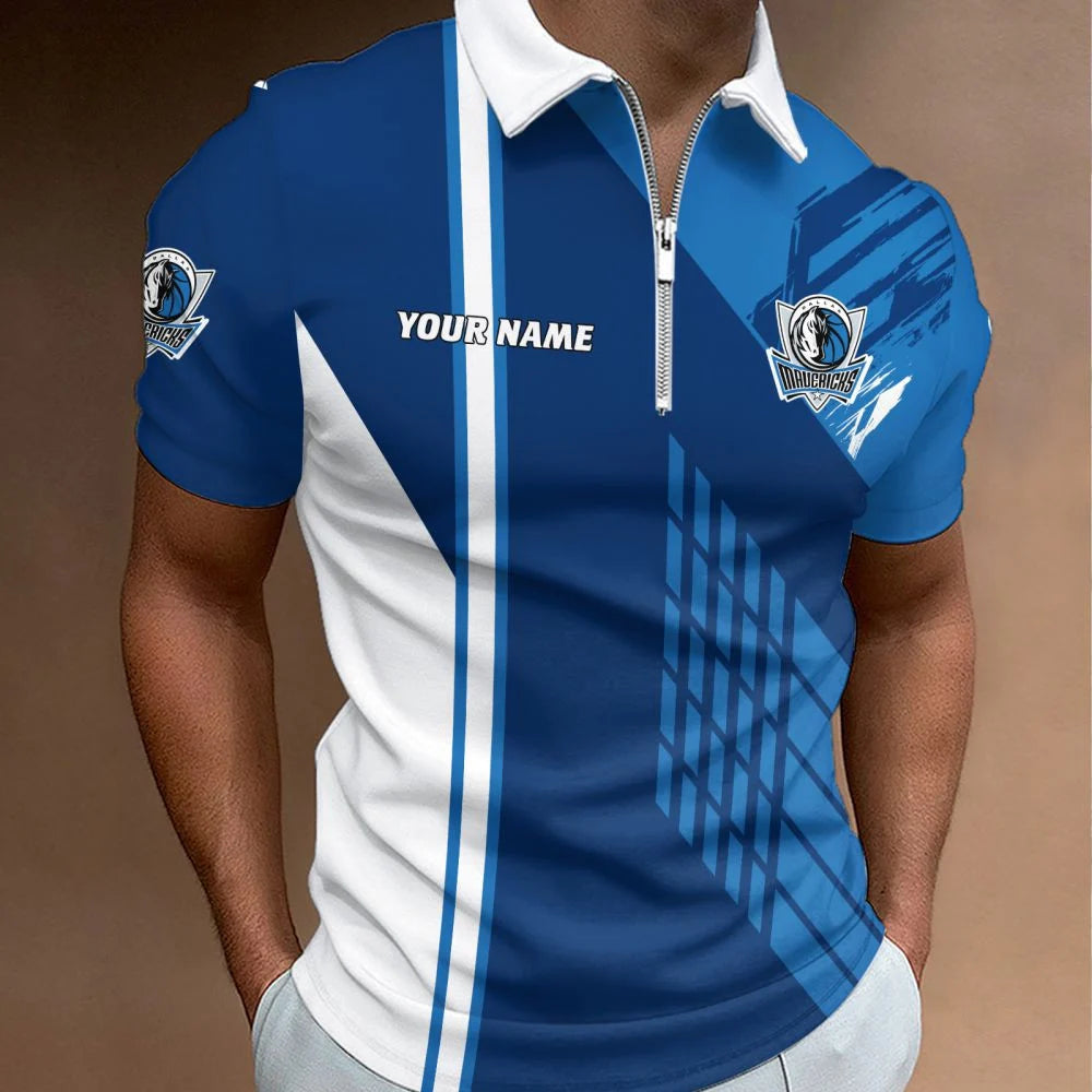 LIMITED EDITION - NEW CUSTOMIZED NBA18 DMA DALLAS MAVERICKS POLO SHIRT, ZIP POLO SHIRT & T-SHIRTS