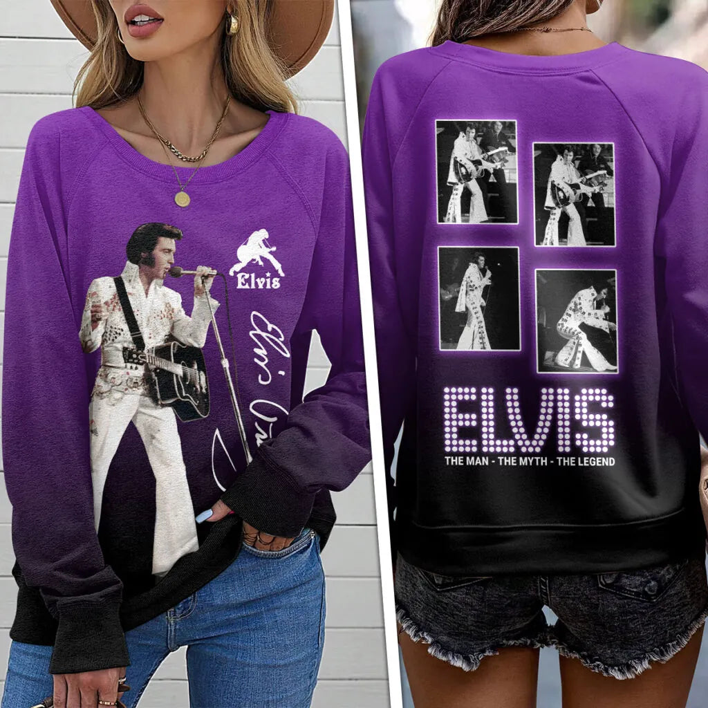 [FAN FAVORITE] NEW CUSTOMIZED ELVIS PRESLEY UNISEX SWEATSHIRT