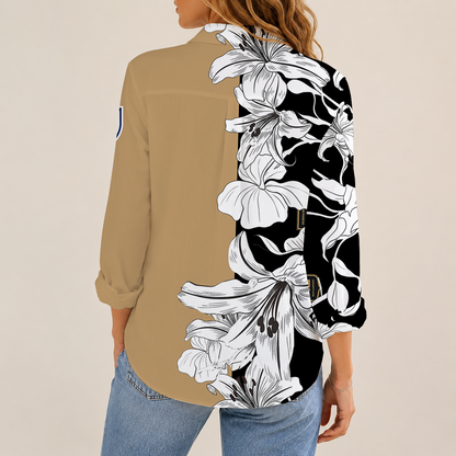[FAN EXCLUSIVE] NEW CUSTOMIZED MLS18 LBJ LOS ANGELES FC WOMEN CASUAL SHIRT