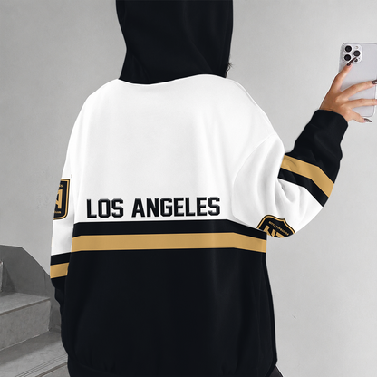 [FAN EXCLUSIVE] NEW CUSTOMIZED MLS18 LAF LOS ANGELES FC ZIP HOODIE