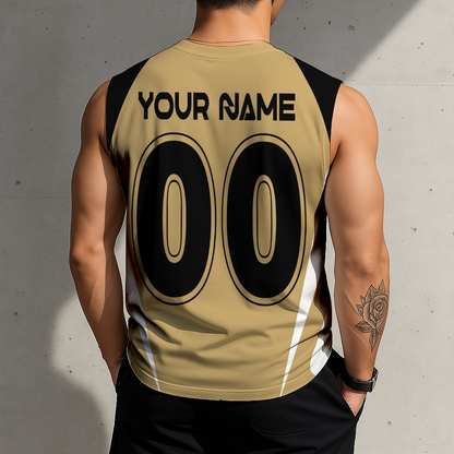 LIMITED EDITION - NEW CUSTOMIZED MLS18 LAF LA FC TANK TOP & GYM SHIRT