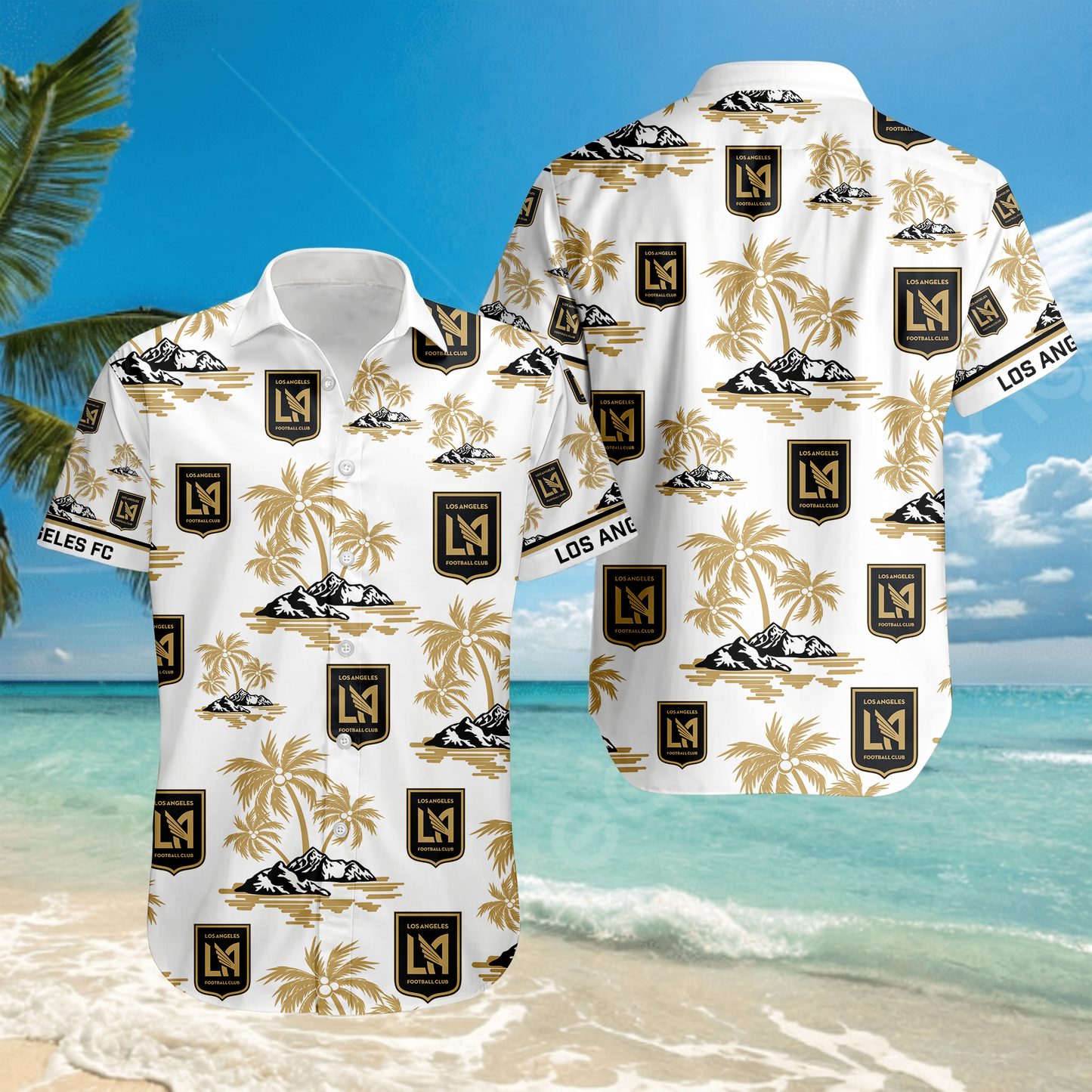 TOP SELLING - NEW CUSTOMIZED MLS18 LAF LOS ANGELES FC UNISEX HAWAIIAN SHIRT
