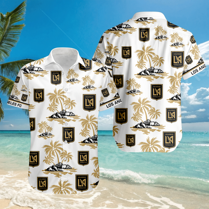 TOP SELLING - NEW CUSTOMIZED MLS18 LAF LOS ANGELES FC UNISEX HAWAIIAN SHIRT