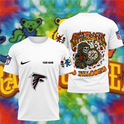 [SPECIAL OFFER] NEW CUSTOMIZED NFL18 ATF ATLANTA FALCONS x GRATEFUL DEAD T-SHIRT, HOODIE, ZIP HOODIE