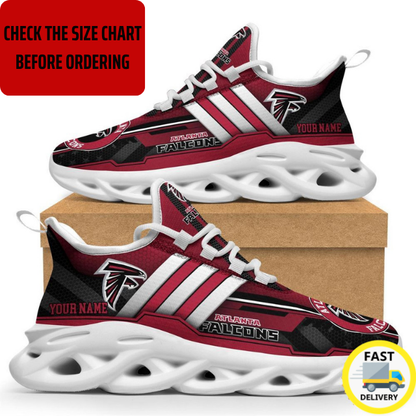 EXCLUSIVE EDITION - NEW CUSTOMIZED NFL18 ATF ATLANTA FALCONS MAX SOUL SHOES