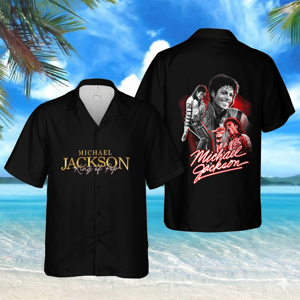 [FAN EXCLUSIVE] NEW CUSTOMIZED MICHAEL JACKSON UNISEX HAWAIIAN SHIRT