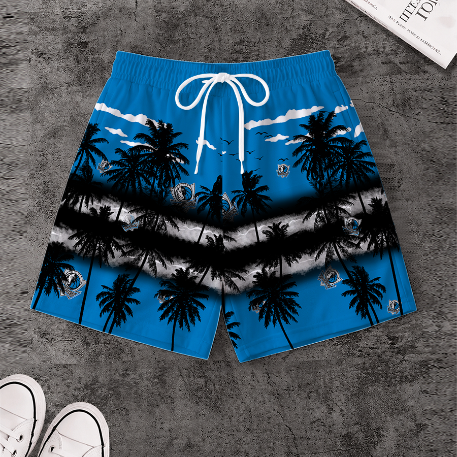 LIMITED EDITION - NEW CUSTOMIZED NBA18 DMA DALLAS MAVERICKS SHORT PANTS