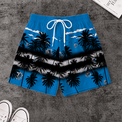 LIMITED EDITION - NEW CUSTOMIZED NBA18 DMA DALLAS MAVERICKS SHORT PANTS