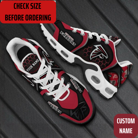 VIRAL EDITION - NEW CUSTOMIZED NFL18 ATF ATLANTA FALCONS AIR MAX PLUS SNEAKERS