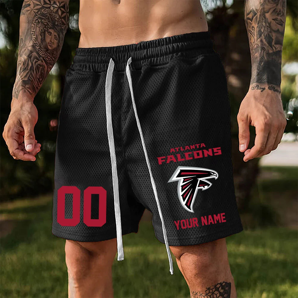 ELITE EDITION - NEW CUSTOMIZED NFL18 ATF ATLANTA FALCONS SHORT PANTS