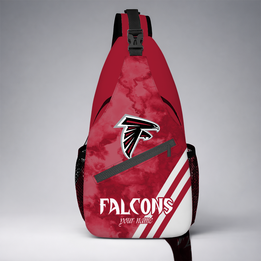 [SPECIAL OFFER] NEW CUSTOMIZED NFL18 ATF ATLANTA FALCONS SLING BAG