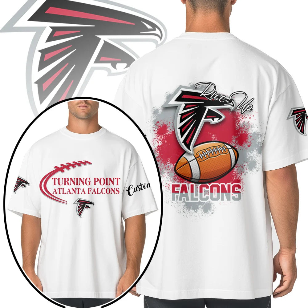 VIRAL EDITION - NEW CUSTOMIZED NFL18 ATF ATLANTA FALCONS POLO SHIRT, ZIP POLO SHIRT & T-SHIRTS