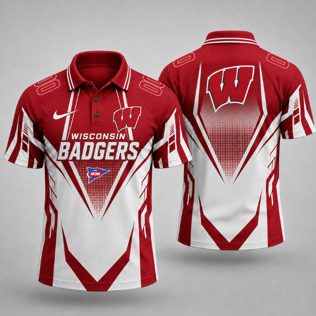 SPECIAL EDITION - NEW CUSTOMIZED NCAA FBS18 WSB WISCONSIN BADGERS POLO SHIRT, ZIP POLO SHIRT, HOODIE, ZIP HOODIE, T-SHIRT & SWEATSHIRT