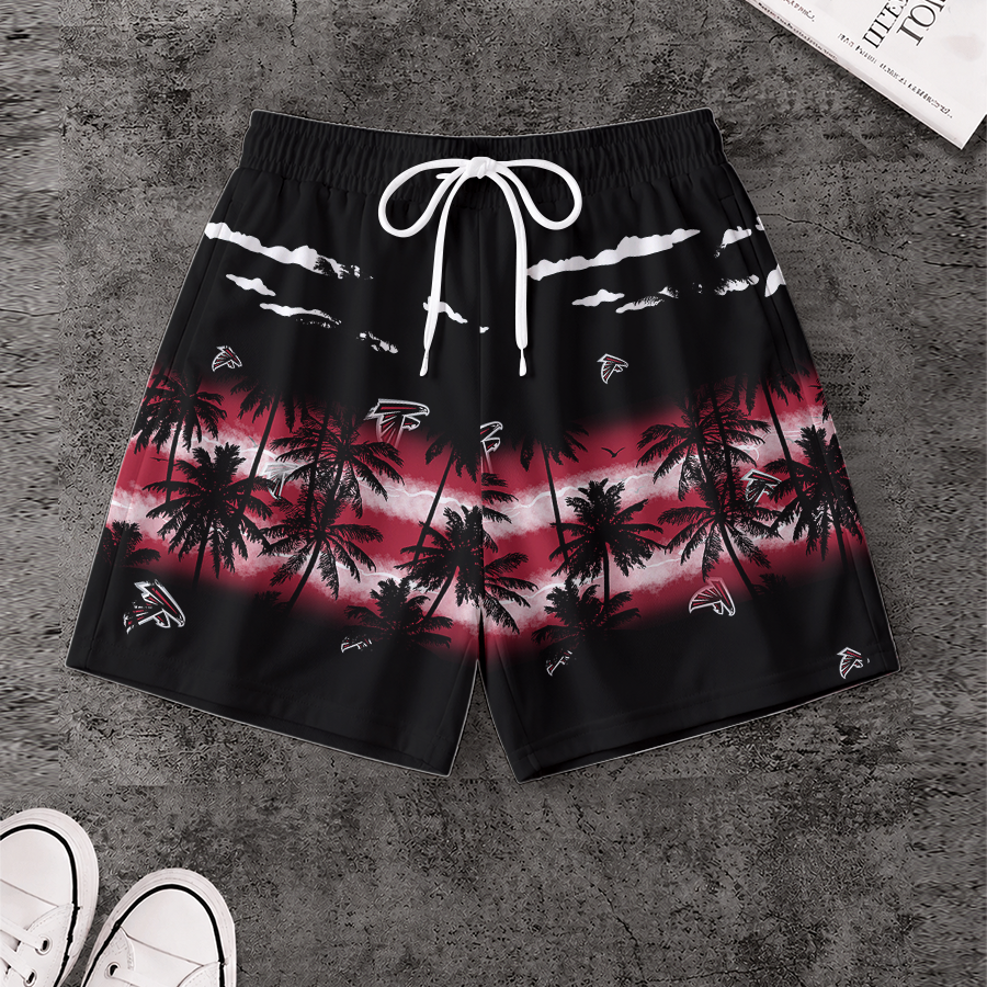 LIMITED EDITION - NEW CUSTOMIZED NFL18 ATF ATLANTA FALCONS SHORT PANTS