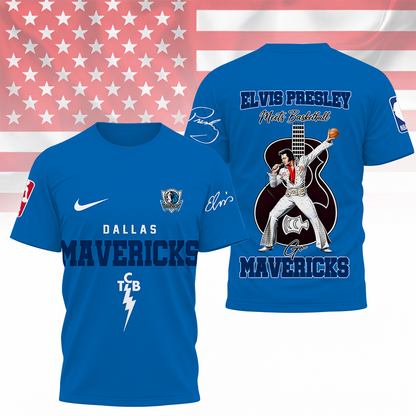 [HOT DEAL] NEW CUSTOMIZED NBA18 DMA DALLAS MAVERICKS X ELVIS PRESLEY T-SHIRT, HOODIE, ZIP HOODIE
