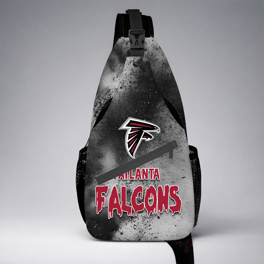 [SPECIAL OFFER] NEW CUSTOMIZED NFL18 ATF ATLANTA FALCONS SLING BAG