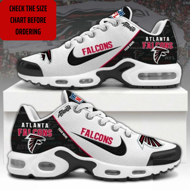 ELITE EDITION - NEW CUSTOMIZED NFL18 ATF ATLANTA FALCONS AIR MAX PLUS SNEAKERS